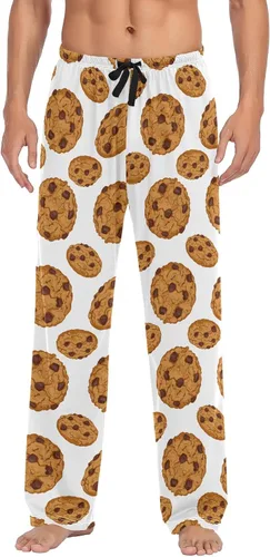 Vista 33 de Ollabaky Pantalones de pijama para hombre, pantalones de pijama con bolsillos, pantalones de descanso para hombre Multi 01