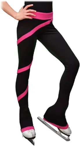 Vista 3 de ChloeNoel P06 - Pantalones de patinaje artístico en espiral