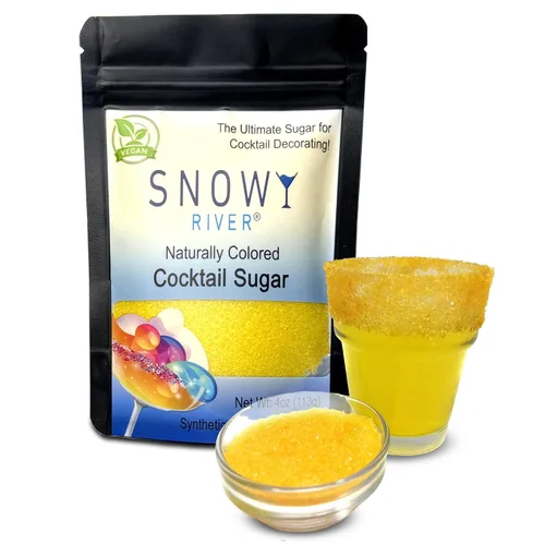 Vista 12 de Snowy River Americas Cocktail Sugar - Rimmer de cóctel Kosher todo natural, rojo, blanco y azul y recortador de café (americanas, bolsa de 1 libra)
