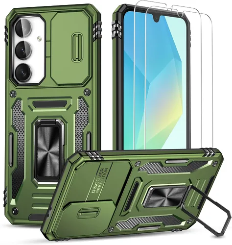 Vista 34 de Funda para teléfono Samsung Galaxy A15 5G, [protección contra caídas de grado militar de 15 pies]