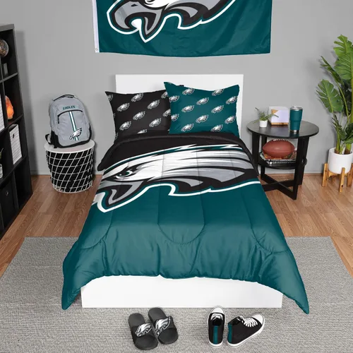 Vista 30 de FOCO Unisex-Adult NFL Team Logo Bed in a Bag Comforter Bedding 3-Piece Set