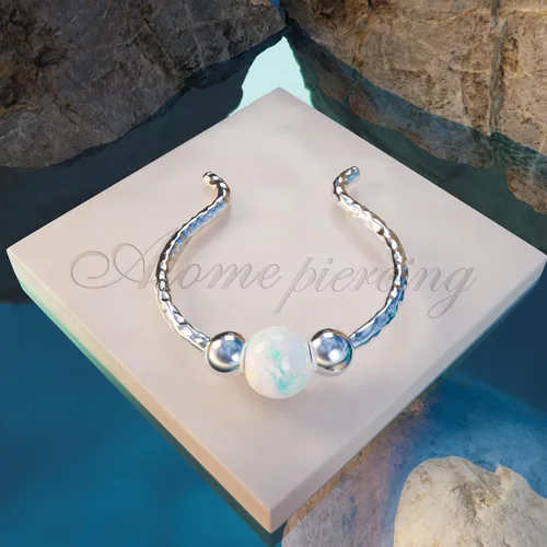 Vista 32 de Fake Opal Septum Rings
