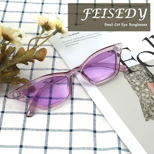 Vista 6 de FEISEDY Gafas de sol polarizadas de gran tamaño, ajuste sobre lentes de sol de moda, protección UV400, B2922, 65mm