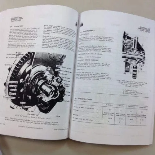 Vista 7 de Manual de taller internacional de reparación de tractor sobre orugas T9 Td9 Td9 completo Ihc