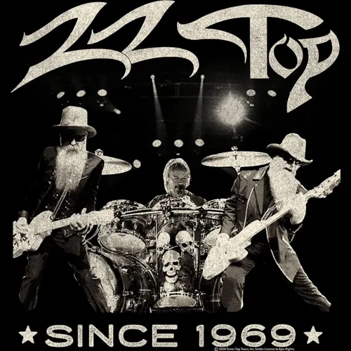 Vista 2 de ZZ Top Since 1969 - Camiseta negra para adultos