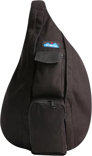 Vista 5 de KAVU Bolsa de hombro, bandolera de cuerda original con correa de hombro de cuerda ajustable