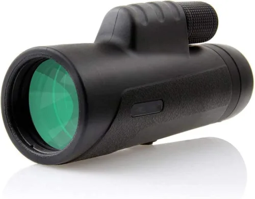 Vista 2 de Monocular Telescope, 12x50 Monocular Telescope, Portable IPX7 Waterproof Monocular BAK4 Prism Lens Monocular with Smartphone Adapter and Tripod for