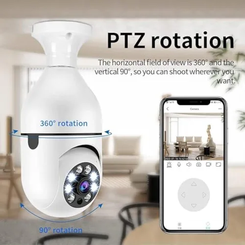 Vista 8 de Cámara de seguridad con bombilla WiFi I 2K