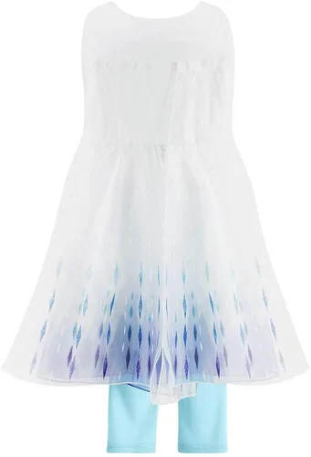 Vista 2 de Disney Disfraz Elsa Snow Queen para niñas - Frozen 2