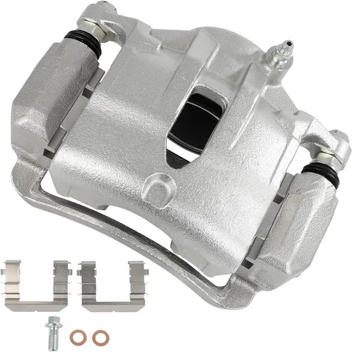 Vista 43 de cciyu 18B4918A Pinza de freno delantera derecha con soporte para Cadillac, para Chevy, para GMC