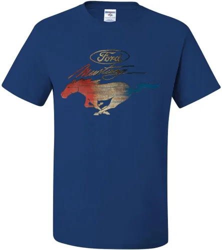 Vista 6 de Camiseta con logotipo Ford Mustang GT Shelby Cobra Boss 302 Muscle para hombre