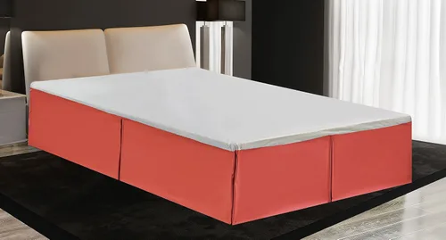 Vista 21 de Mk Collection Falda de Cama Plisada Sólida (Negro, Full)