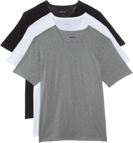 Vista 18 de BOSS Paquete de 3 camisetas de algodón bordadas con logotipo para hombre