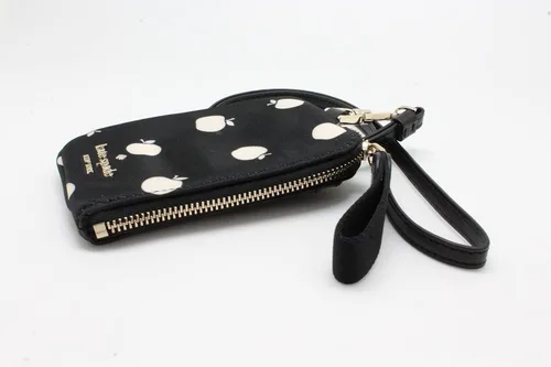 Vista 3 de KATE SPADE NEW YORK CHELSEA THE LITTLE BETTER ORCHID LANYARD ID CASE EN NEGRO MULTI, Negro multi, Funda de identificación con cordón