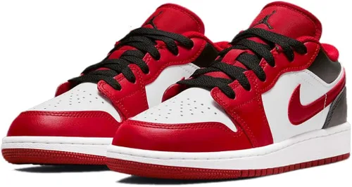 Vista 3 de Nike - Tenis de baloncesto para hombre, negro, blanco, rojo (WhiteGym Red-Black)