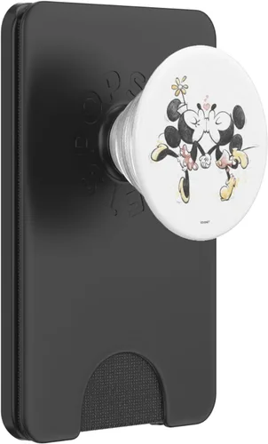 Vista 7 de Disney Mickey y Minnie Valentines Kissy Face PopSockets intercambiables PopGrip