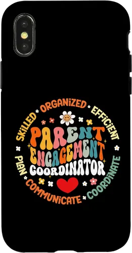 Vista 4 de iPhone 15 Parent Engagement Coordinator Teacher Appreciation Week Case