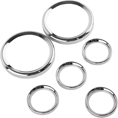 Vista 3 de XFMT Kit de embellecedores de carenado interior cromado compatible con Harley Electra Street Glide 1996-2013 10 11 12