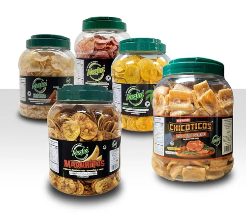Vista 6 de Nezka Purple Taro Chips - Deliciosos aperitivos crujientes cubanos y guarnición - 16 onzas
