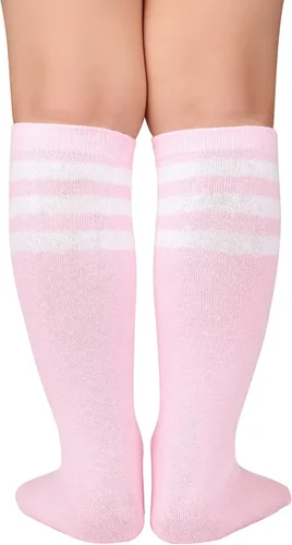 Vista 120 de Zando Calcetines de fútbol para niños, hasta la rodilla, para jóvenes, béisbol, fútbol, sóftbol, niños y niñas, de algodón suave sobre
