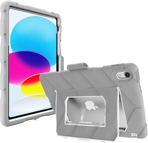 Vista 9 de Estuche Gumdrop Hideaway Compatible con Apple iPad 9ª 8ª 7ª generación (10.2 pulgadas) Diseñado para estudiantes de K-12, maestros y aulas – Con