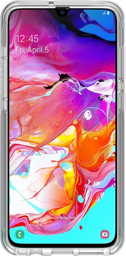 Vista 4 de OtterBox Symmetry Clear Series - Funda para Samsung Galaxy A70, embalaje al por menor, transparente