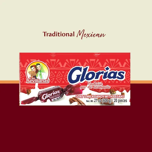 Vista 6 de Glorias Pecan 1.06 oz Family Display pack w/20 piezas Las Sevillanas