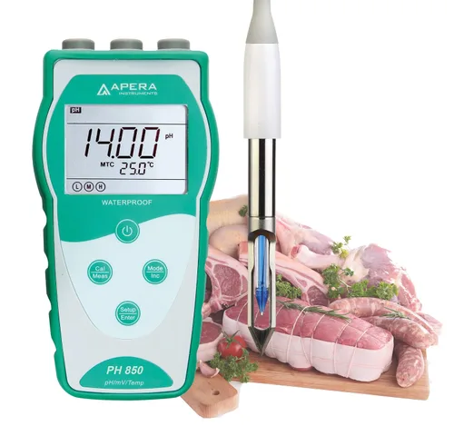 Vista 5 de Apera Instruments Value Series PH850-MS Kit de medidor de pH portátil para muestras pequeñas y tubos de ensayo