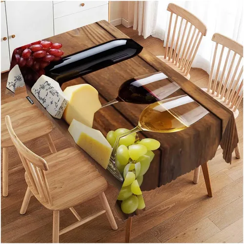 Vista 26 de Swono - Mantel rectangular de bambú con diseño de luz solar y bosque de bambú - Mantel a cuadros lavable para mesa de cocina, cena de festividades