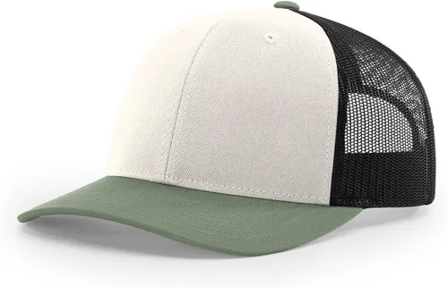 Vista 32 de Richardson 112 Gorra de Camionero - Gorra Snapback Ajustable Premium - Gorras Richardson en Blanco de Seis Paneles Estructurados Árbol real Max 7