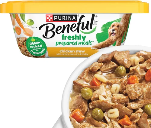Vista 28 de Comidas preparadas Purina Beneful, comida para perro, paquete surtido, 10 onzas Tubo, paquete de 8