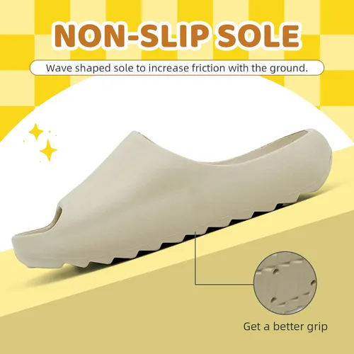 Vista 34 de Sandalias acolchadas para mujeres, hombres y niños, cómodas, antideslizantes, suaves, impermeables, para baño, ducha, sandalias acolchadas de suela