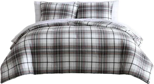 Vista 6 de Eddie Bauer - Juego de funda de edredón tamaño individual, juego de ropa de cama reversible con funda a juego, peso medio, artículos esenciales
