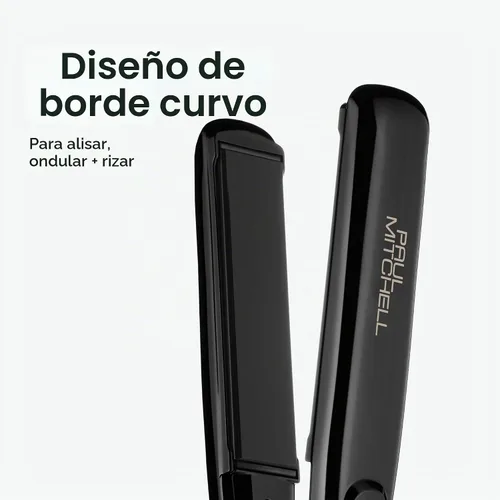 Vista 3 de Paul Mitchell Pro Tools Express Ion Style+ Plancha plana de cerámica de 1 pulgada, ajustes de calor ajustables, para alisar + rizar