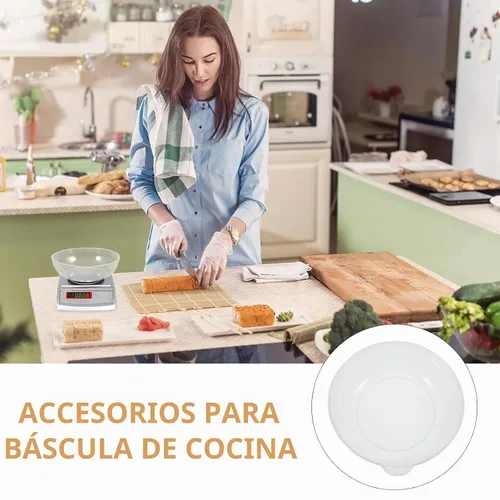 Vista 4 de VILLCASE Cuencos de báscula de alimentos, bandejas de pesaje de plástico