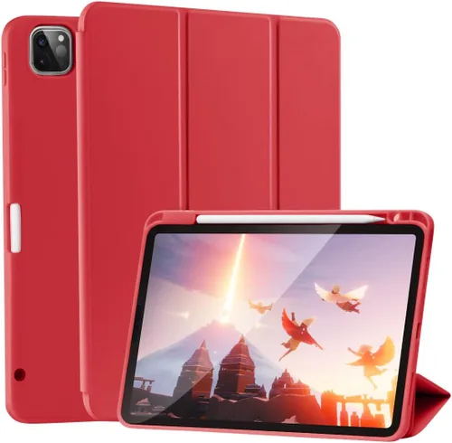 Vista 8 de Funda para iPad Pro de 11 pulgadas 4ª/3ª/2ª generación 2022/2021/2020 con soporte para lápices [compatible con la carga del segundo lápiz para iPad]