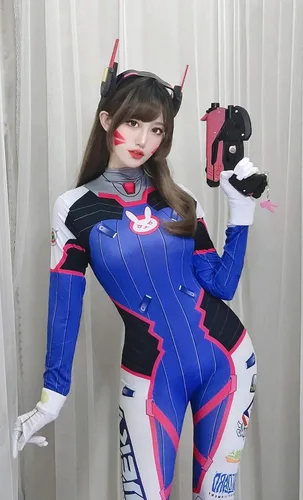 Vista 6 de Disfraz de cosplay para mujer con guantes y calcetines F107