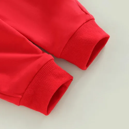 Vista 35 de Mameluco de manga larga con estampado de corazón para el día de San Valentín, recién nacido, para bebés, niños y niñas