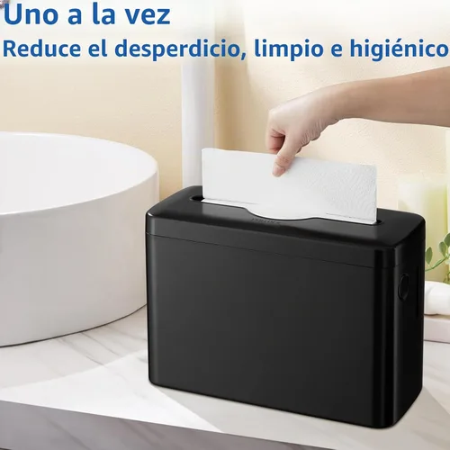 Vista 3 de Pollock - Dispensador de toallas de papel para encimera, comercial, color 5857X-Negro