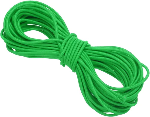 Vista 107 de PATIKIL Cuerda elástica elástica de 109 yardas (328.1 ft), cuerda elástica pesada de 0.059 in, albaricoque para manualidades, correas de gancho
