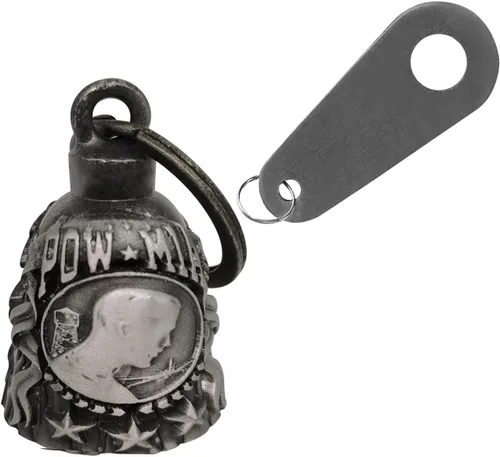 Vista 18 de Campana de motocicleta con colgador para motociclista, campanas de motociclista de buena suerte y accesorios de motocicleta, campana de la suerte