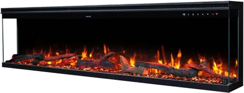 Vista 14 de Touchstone Sideline Infinity Pro Chimenea Eléctrica Inteligente de 3 Lados de 40" Habilitada para WiFi - 80064 - Empotrada - 6 Colores de Llama
