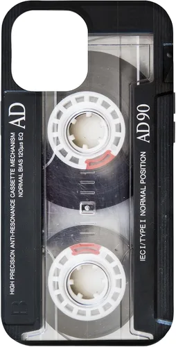 Vista 25 de iPhone 16 Vintage Music Audio Cassette Cinta Retro 90s 80s 70s 60s Caso