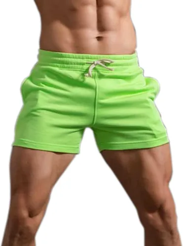 Vista 10 de Pantalones cortos de algodón de 5.5/7 pulgadas para hombre, pantalones cortos de entrenamiento de algodón con bolsillos