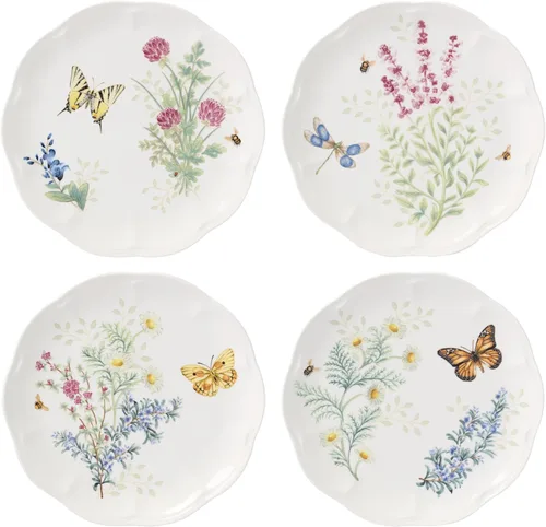 Vista 17 de Lenox 897792 Butterfly Meadow Herbs - Juego de vajilla de 12 piezas