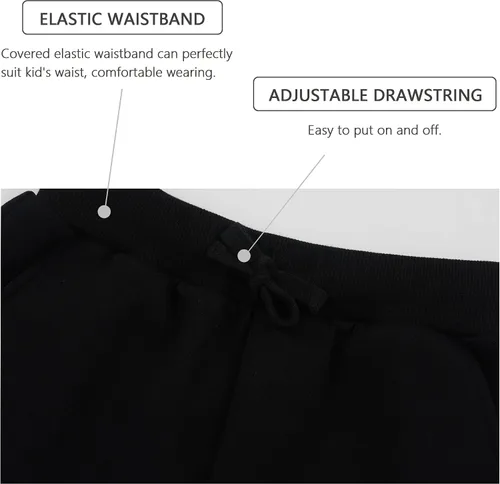 Vista 4 de DOTDOG Pantalones cortos unisex para niños de 3 a 12 años