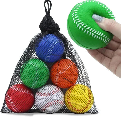 Vista 20 de Magicorange Béisbol, Bolas de Espuma para Entrenamiento de Béisbol Bolas de Práctica sin Marcado para Golpear, Lanzamiento Suave, Bateo, Campo
