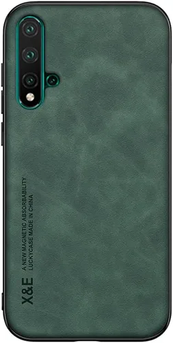 Vista 4 de Kepuch Silklike Funda Para Huawei Nova 5/5 Pro - Cubierta De Parachoques Placa De Metal Incorporada Para Huawei Nova 5/5 Pro - Negro