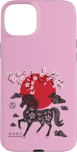 Vista 9 de Chinese New Year 2026 Year of The Fire Horse Zodiac Sign Case for iPhone 17