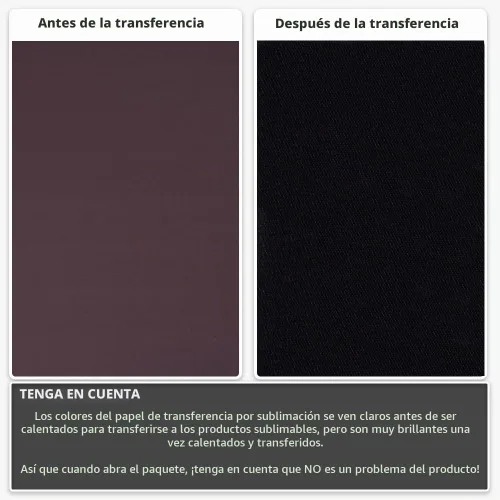 Vista 4 de Lucky Goddness 10 hojas de papel de tinta de transferencia de sublimación Negro-10 piezas